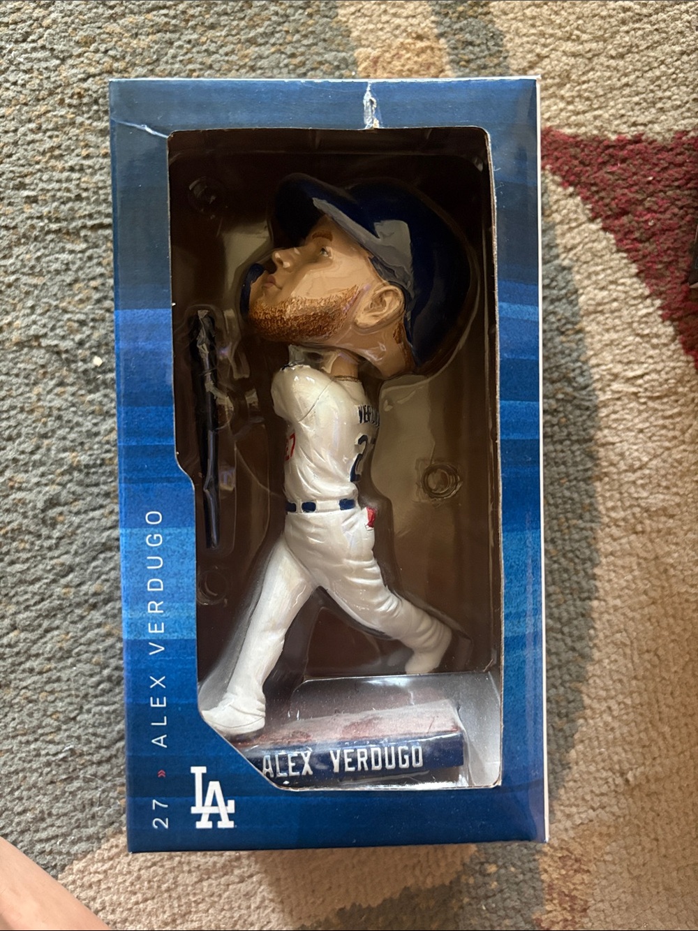 Los Angeles Dodgers Alex Verdugo Bobblehead - White/Blue
